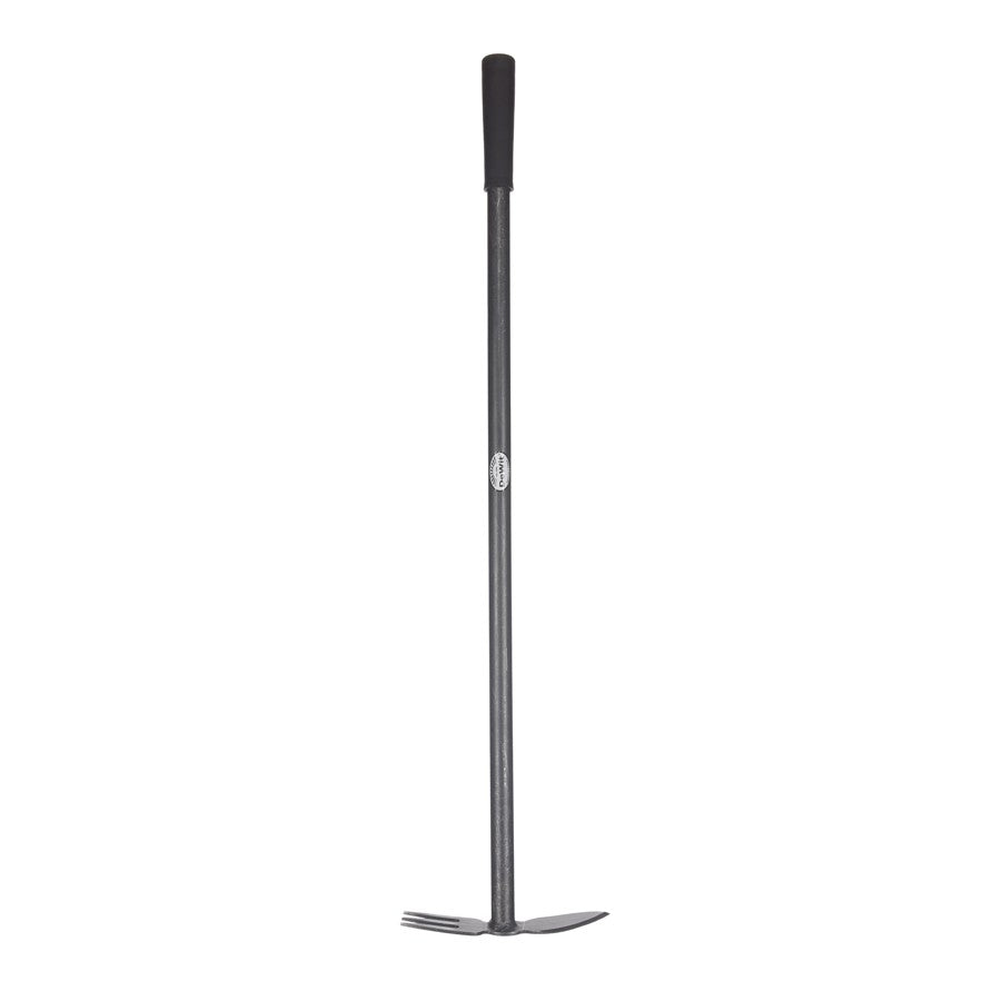 DeWit Combo Hoe - 3 Tine Cultivator &amp; Heart Shaped Edge with Long Handle