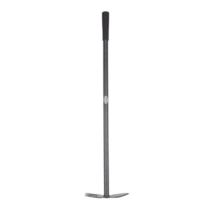 DeWit Combo Hoe - 3 Tine Cultivator &amp; Heart Shaped Edge with Long Handle