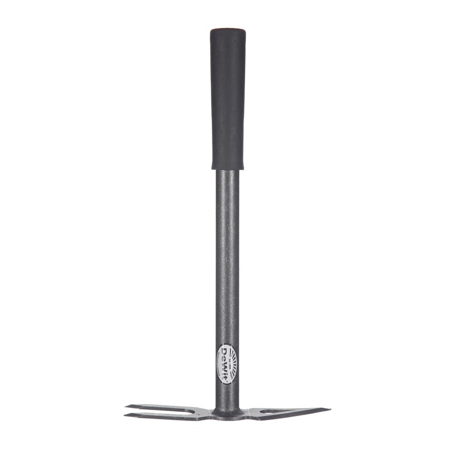 DeWit Combo Hoe - 2 Tine Cultivator &amp; Diamond Shaped Edge
