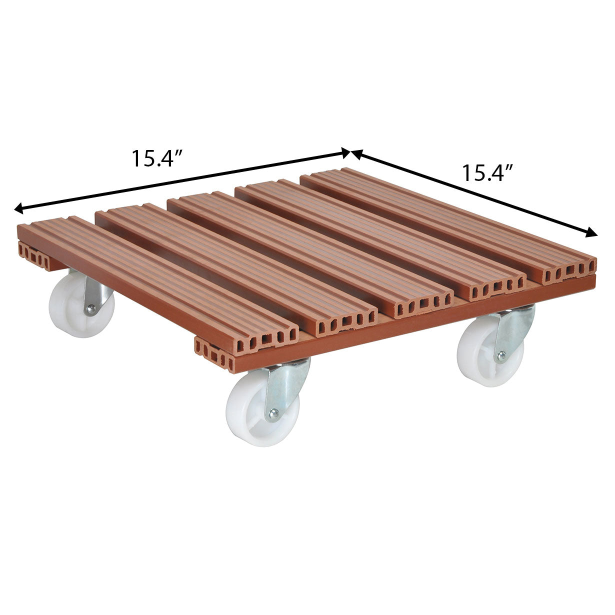 Waterproof Plant Caddy - 15.4" Terra Cotta Square