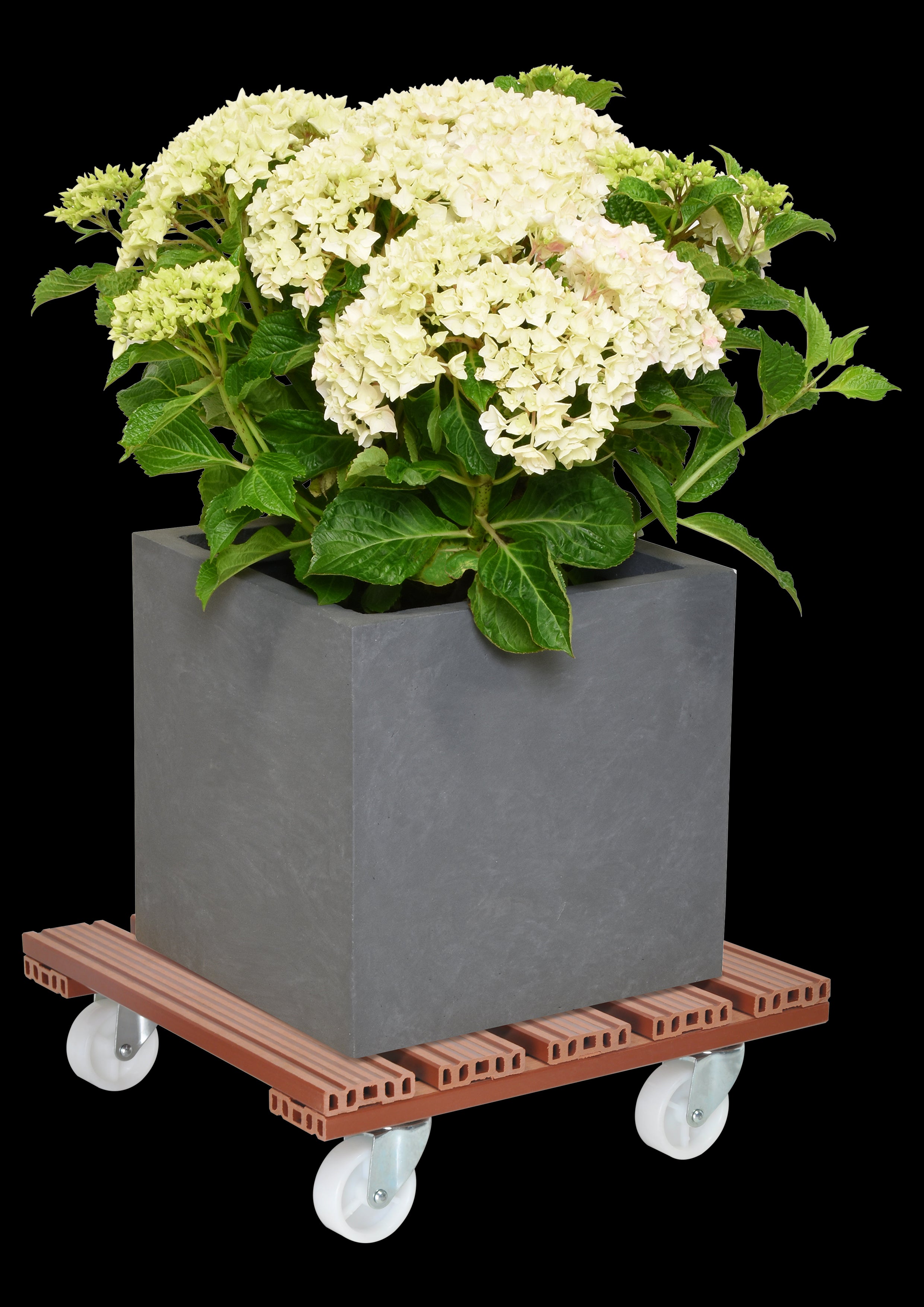 Waterproof Plant Caddy - 15.4" Terra Cotta Square