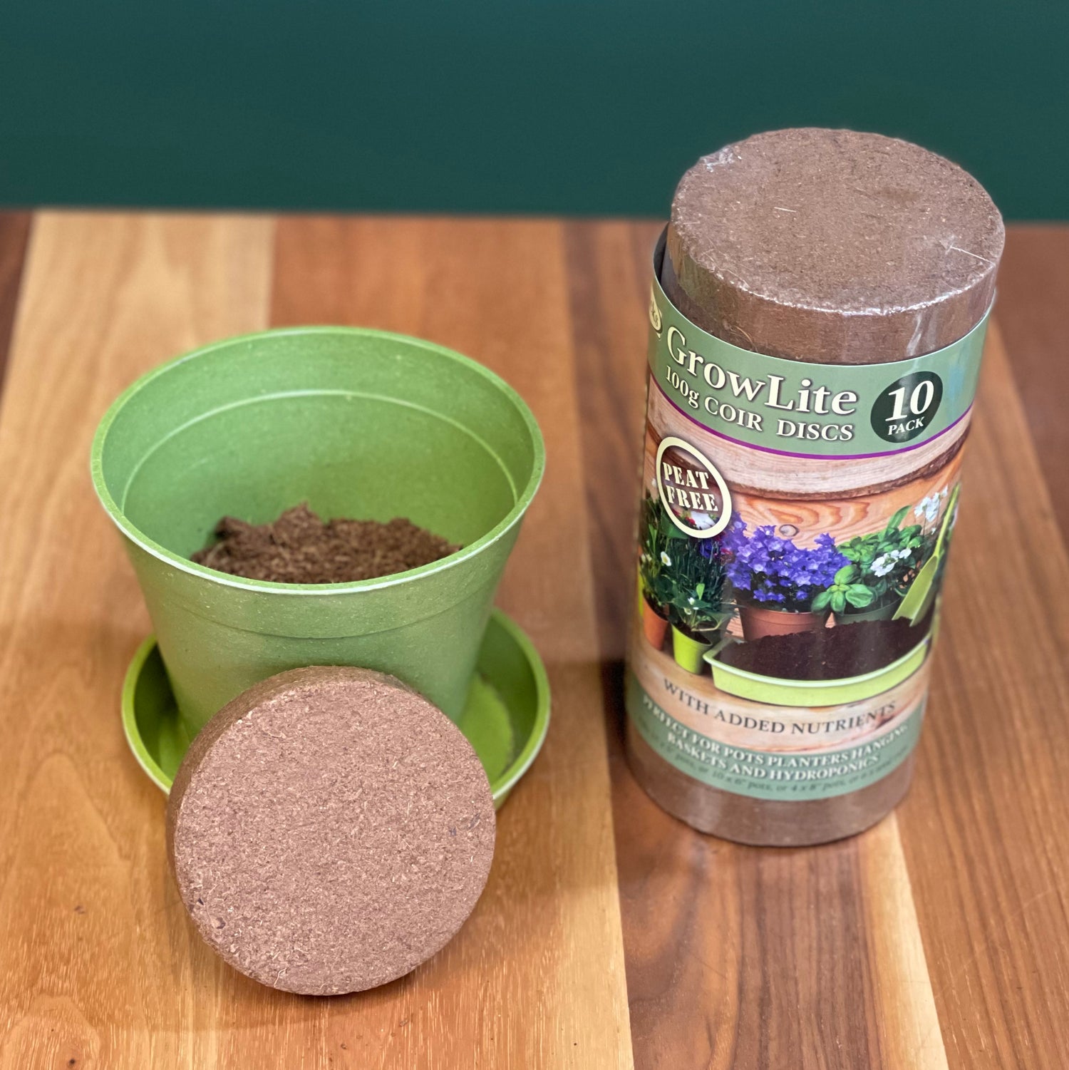 Coir 100g Disc (10 pack) - Growlite Premium