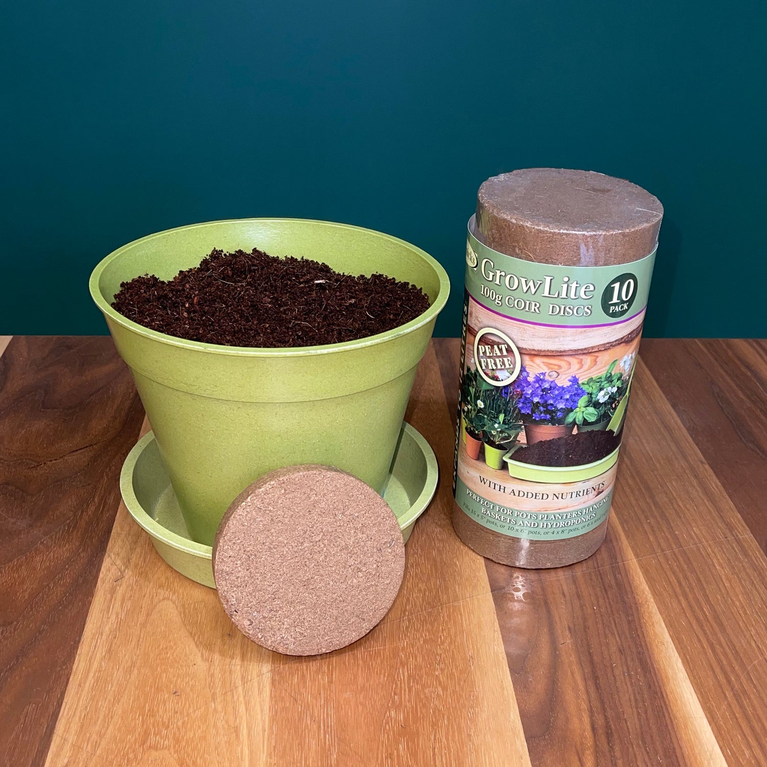 Coir 100g Disc (10 pack) - Growlite Premium