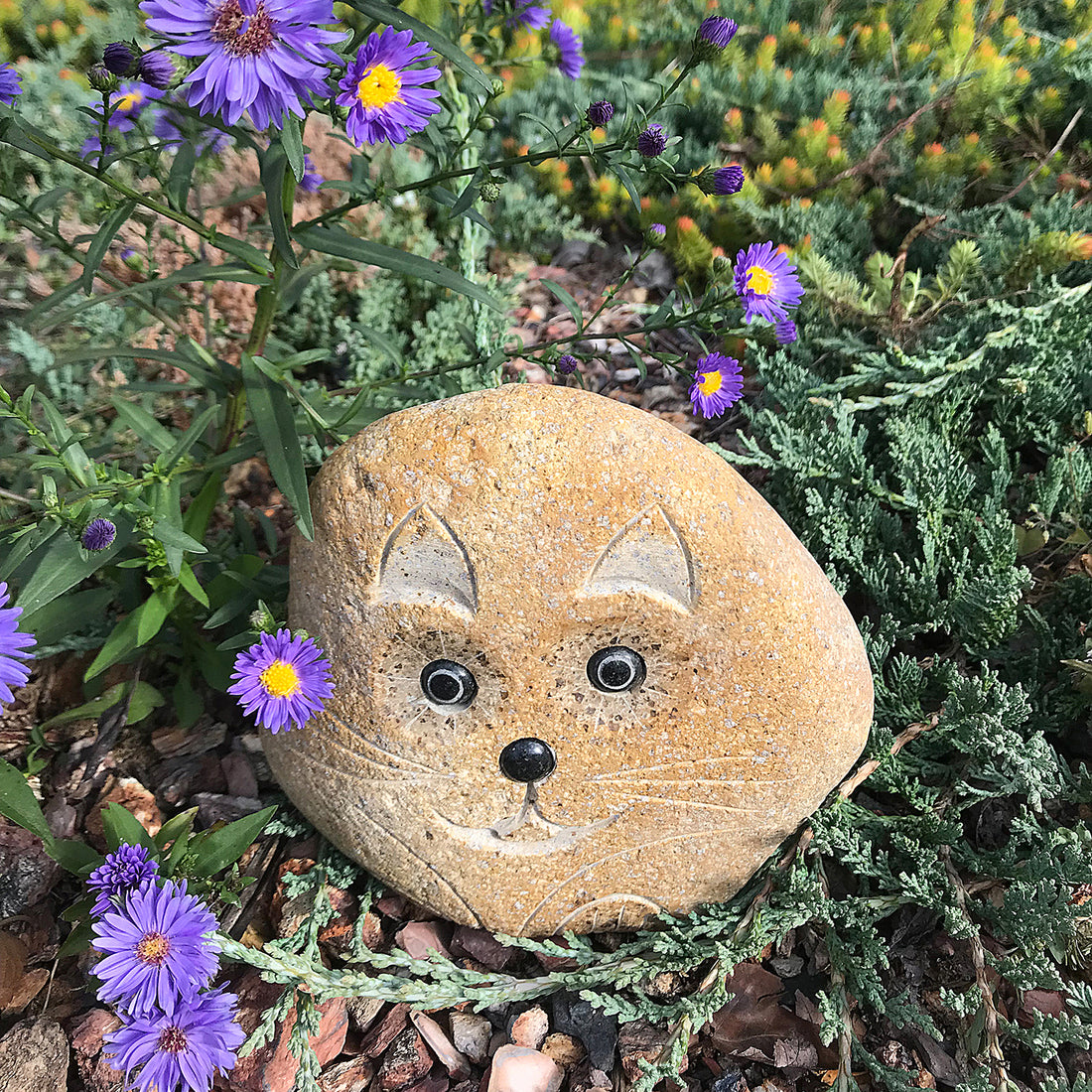 Boulder Cat - 6" H
