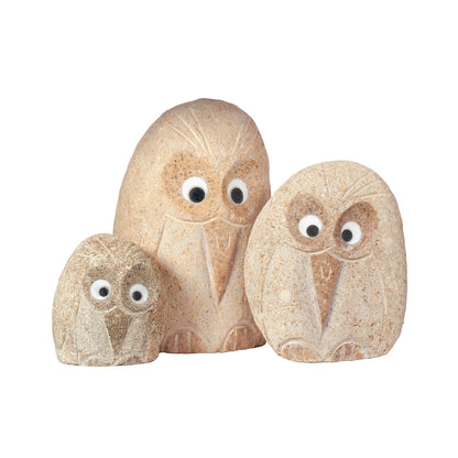 Family of Boulder Angry Birds 3 Pcs 4"6"8"