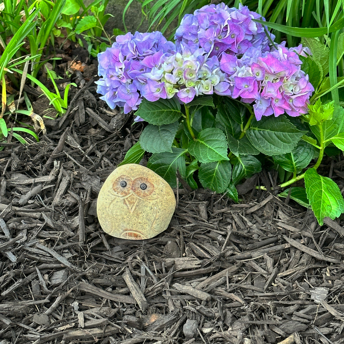 Boulder Owl - 4" H