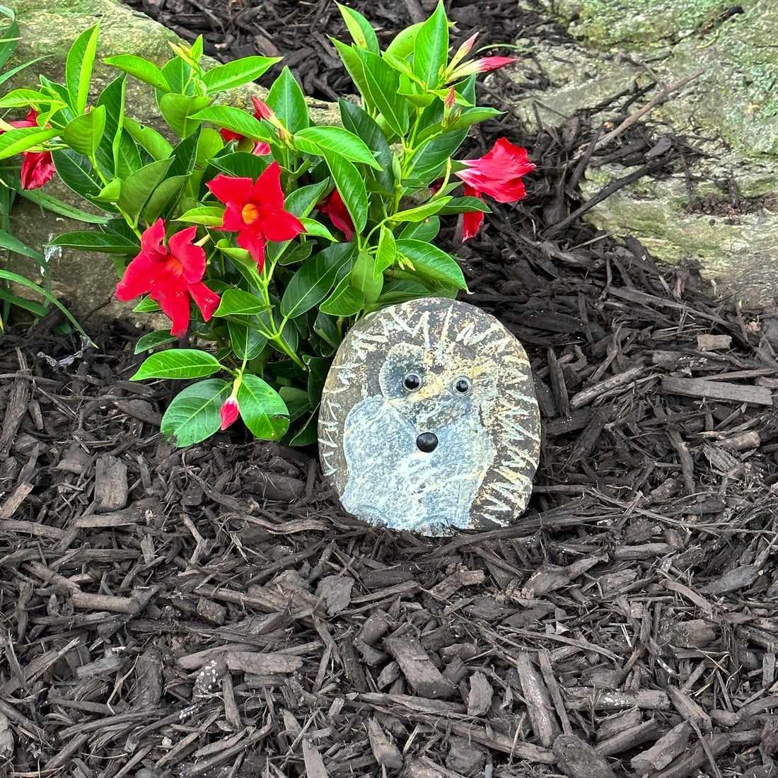 Boulder Standing Hedgehog - 6" H