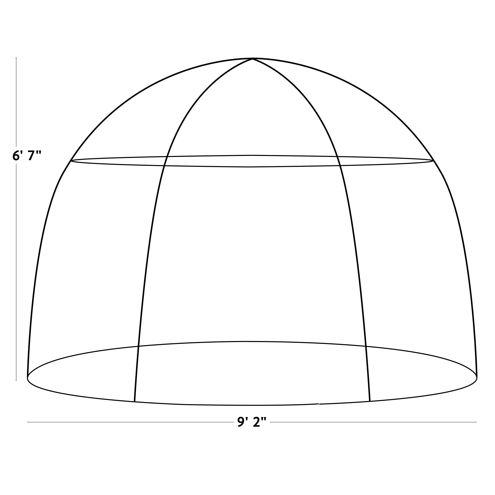 Standard Sunbubble Greenhouse