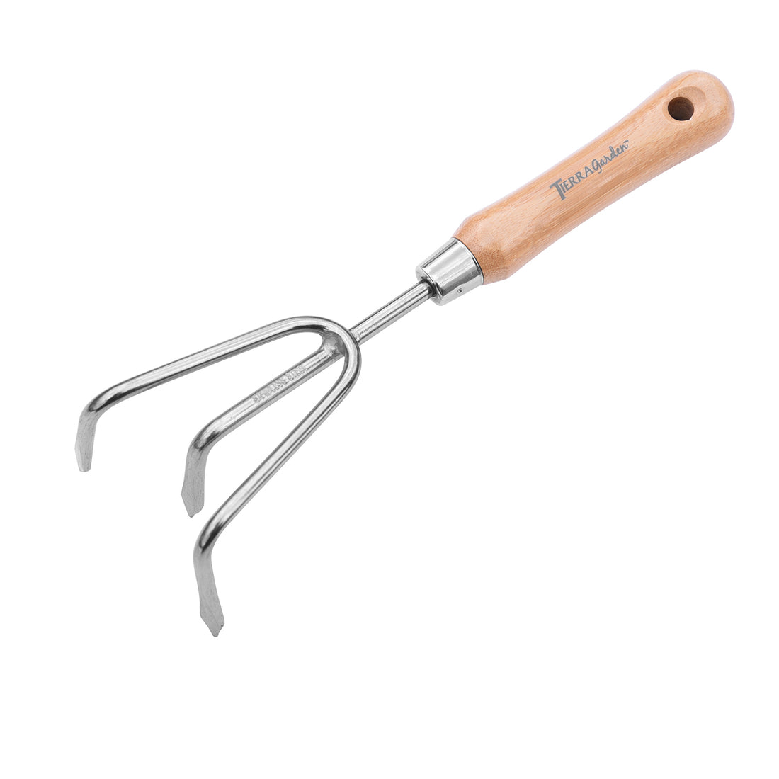 Tierra Stainless Steel Cultivator with Bamboo Handle