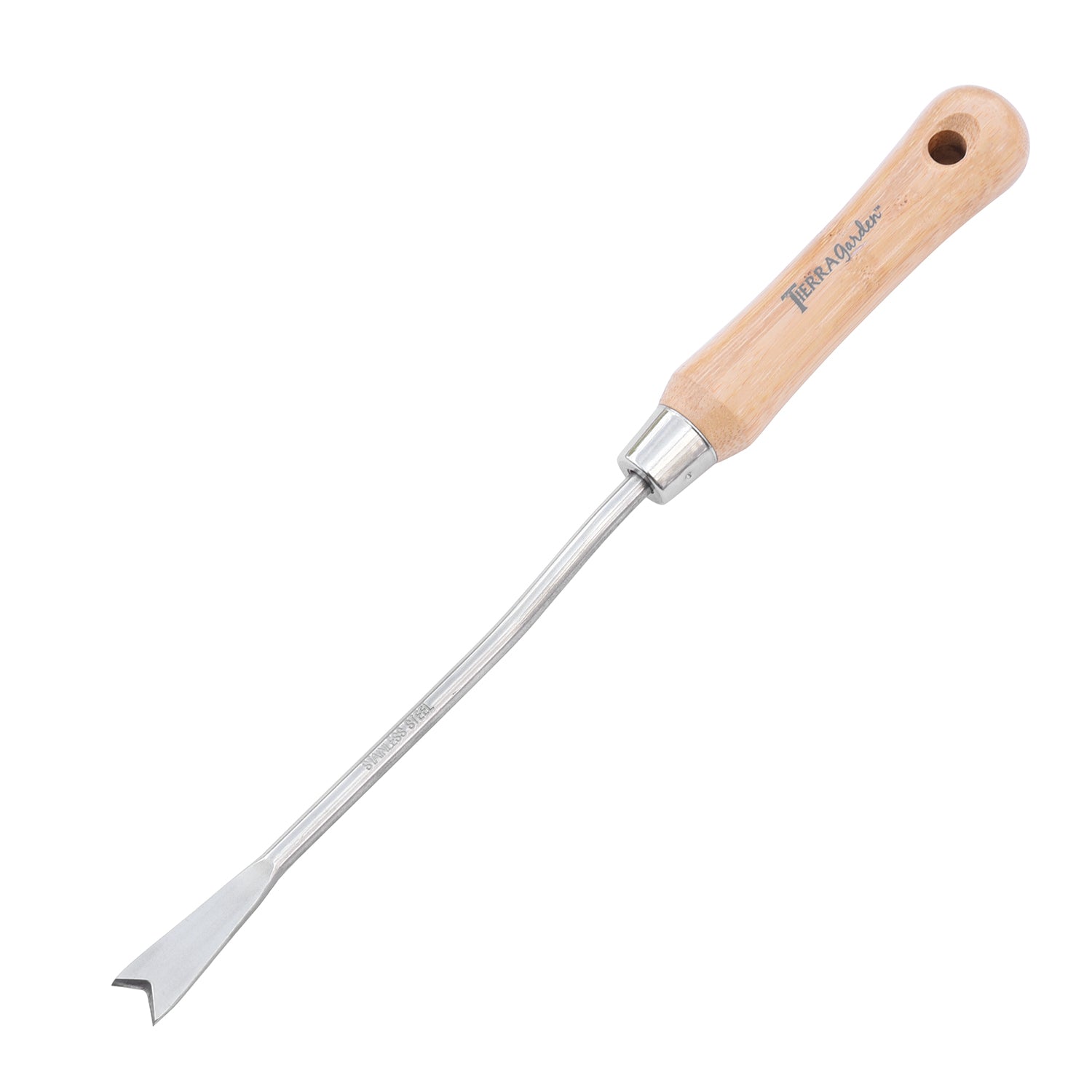 Tierra Stainless Steel Weeder with Bamboo Handle