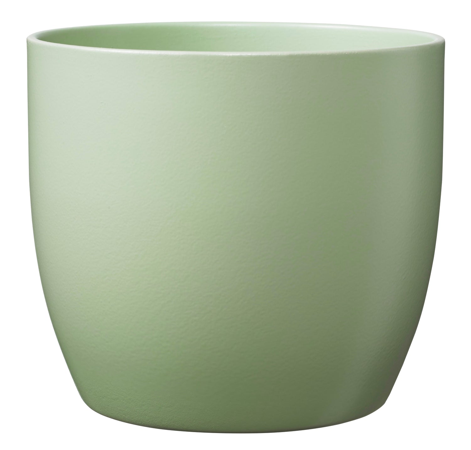 Basel Fashion Ceramic Pot  - 6.3" Matte Linden Green