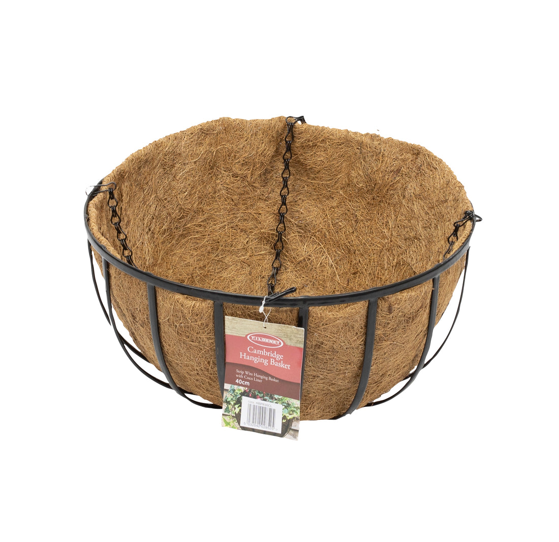 Cambridge Premium Hanging Basket with Coco Liner - 16"