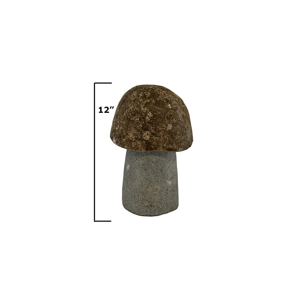 Boulder Mushroom - 12"H