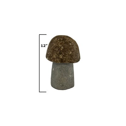 Boulder Mushroom - 12"H