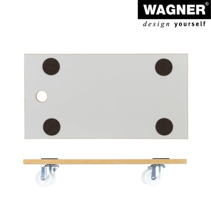 Wagner Moving Dolly - White Wood 23" x 12"